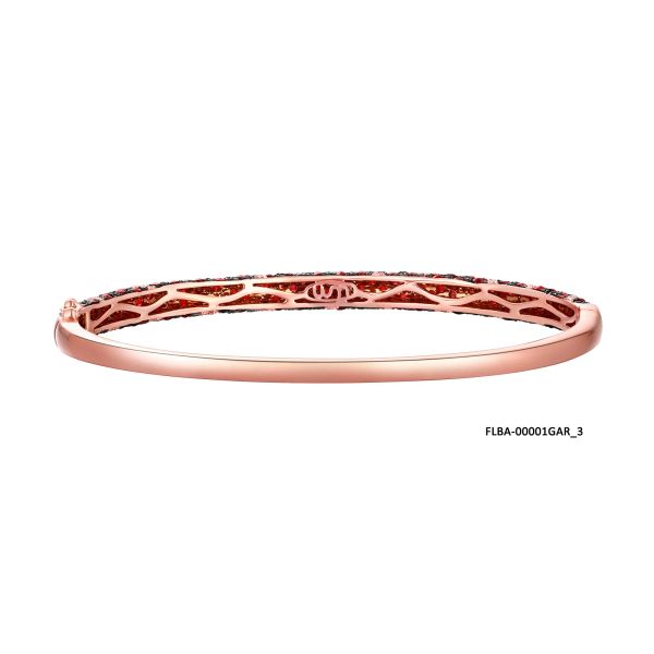 Šperky s granáty diamant náramek - 159 #4