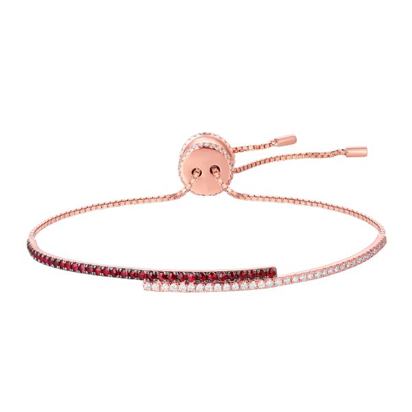 Garnet diamond bracelet - 162 #2