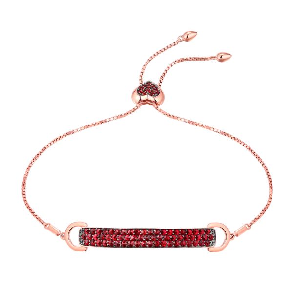 Garnet gold bracelet - 160 #2
