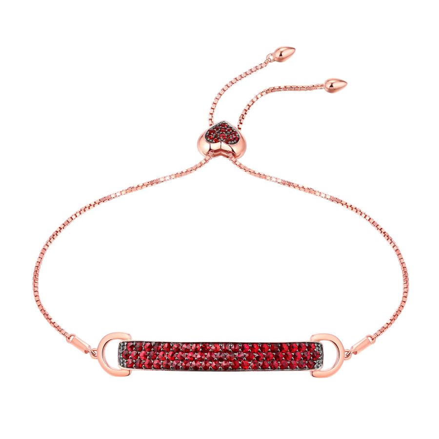 Garnet gold bracelet - 160