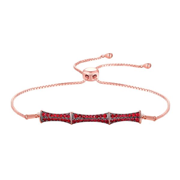 Garnet gold bracelet - 161 #2