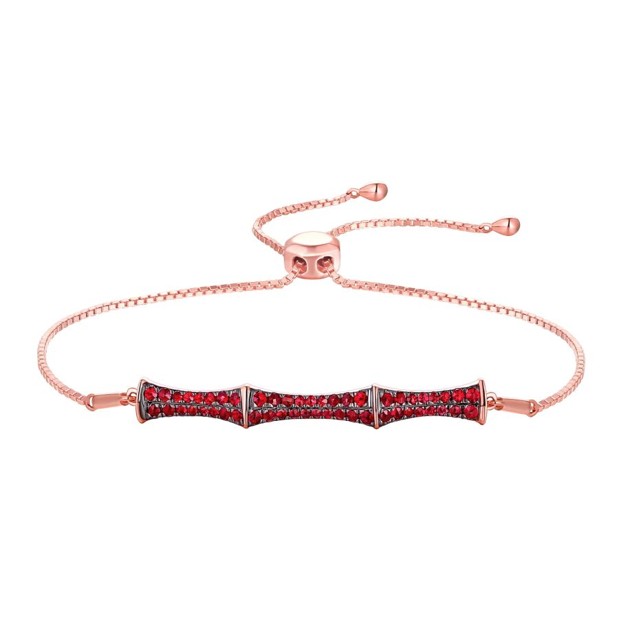 Garnet gold bracelet - 161