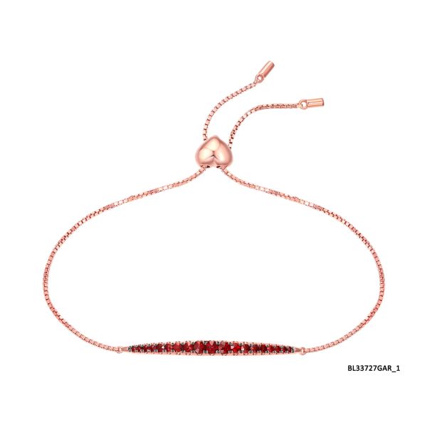 Garnet gold bracelet - 158 #2