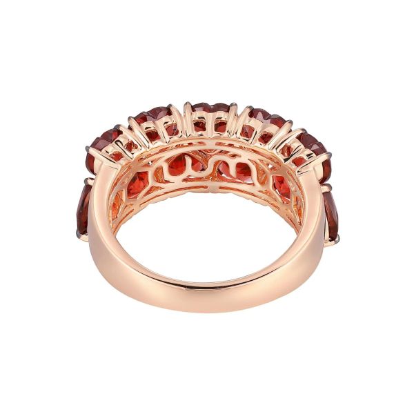 Šperky s granáty zlato prsten - 1077 #3