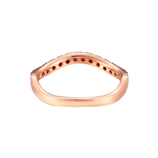 Garnet gold ring - 1082 #4