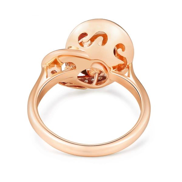 Garnet diamond ring - 1166 #4