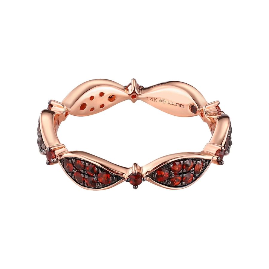 Šperky s granáty zlato prsten - 1152