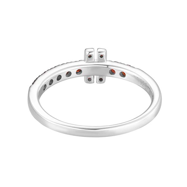 Šperky s granáty stříbro prsten - 1094 #4