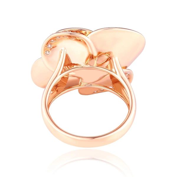 Šperky s granáty diamant prsten - 1140 #4