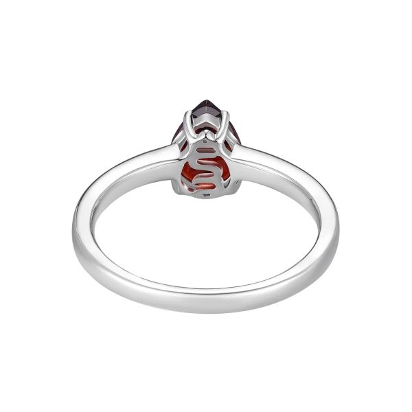 Šperky s granáty stříbro prsten - 1106 #4