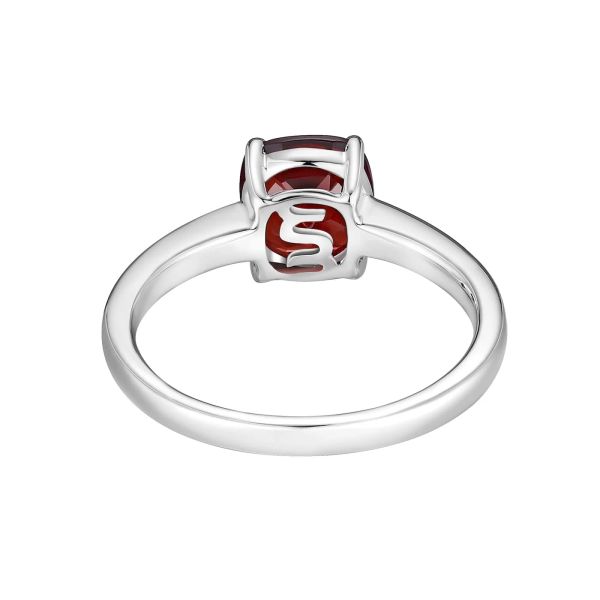 Šperky s granáty stříbro prsten - 1107 #4