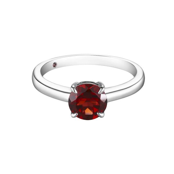 Šperky s granáty stříbro prsten - 1104 #2