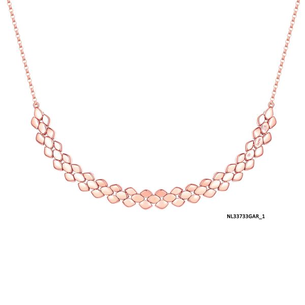 Šperky s granáty zlato náhrdelník - 995 #3