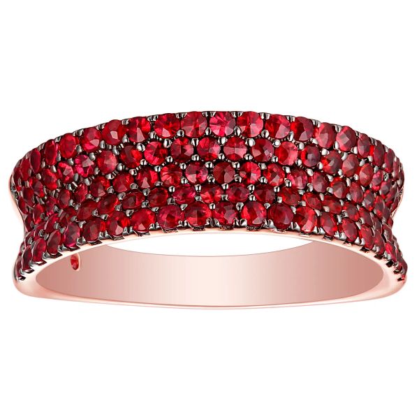 Šperky s granáty zlato prsten - 1119 #3