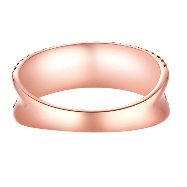 Šperky s granáty zlato prsten - 1119 #4